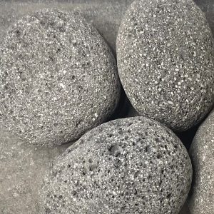 PEBBLE NATURAL CHARCOAL LAVA 120-150mm 15kg